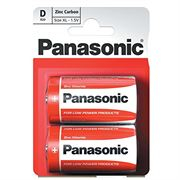 Panasonic Battery D 2pc